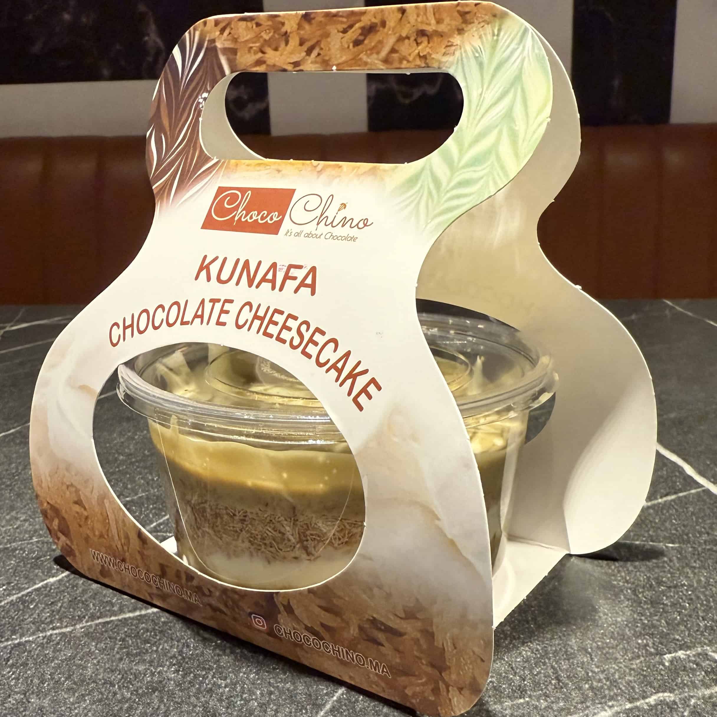 Kunafa Chocolate Cheesecake
