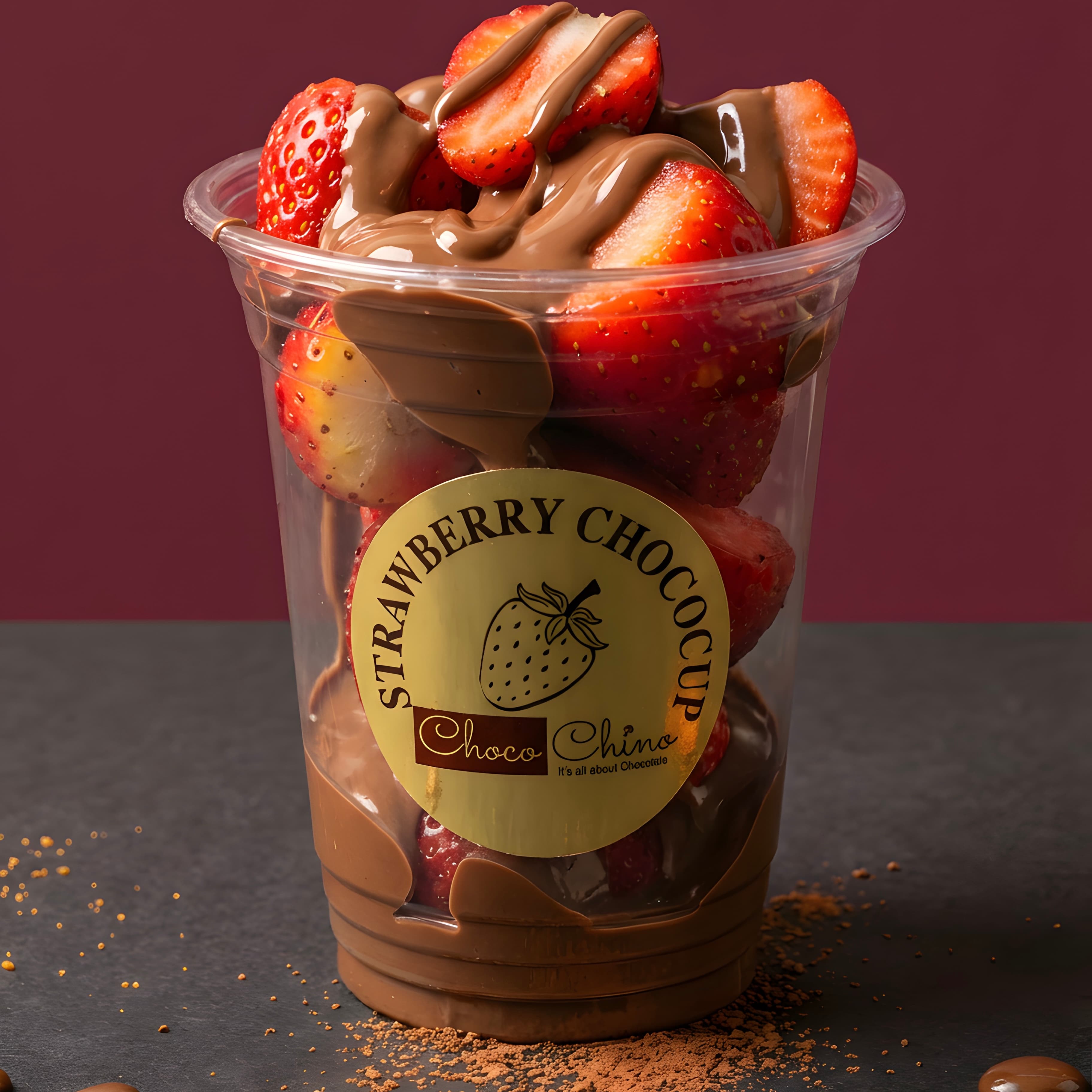 Strawberry Chococup