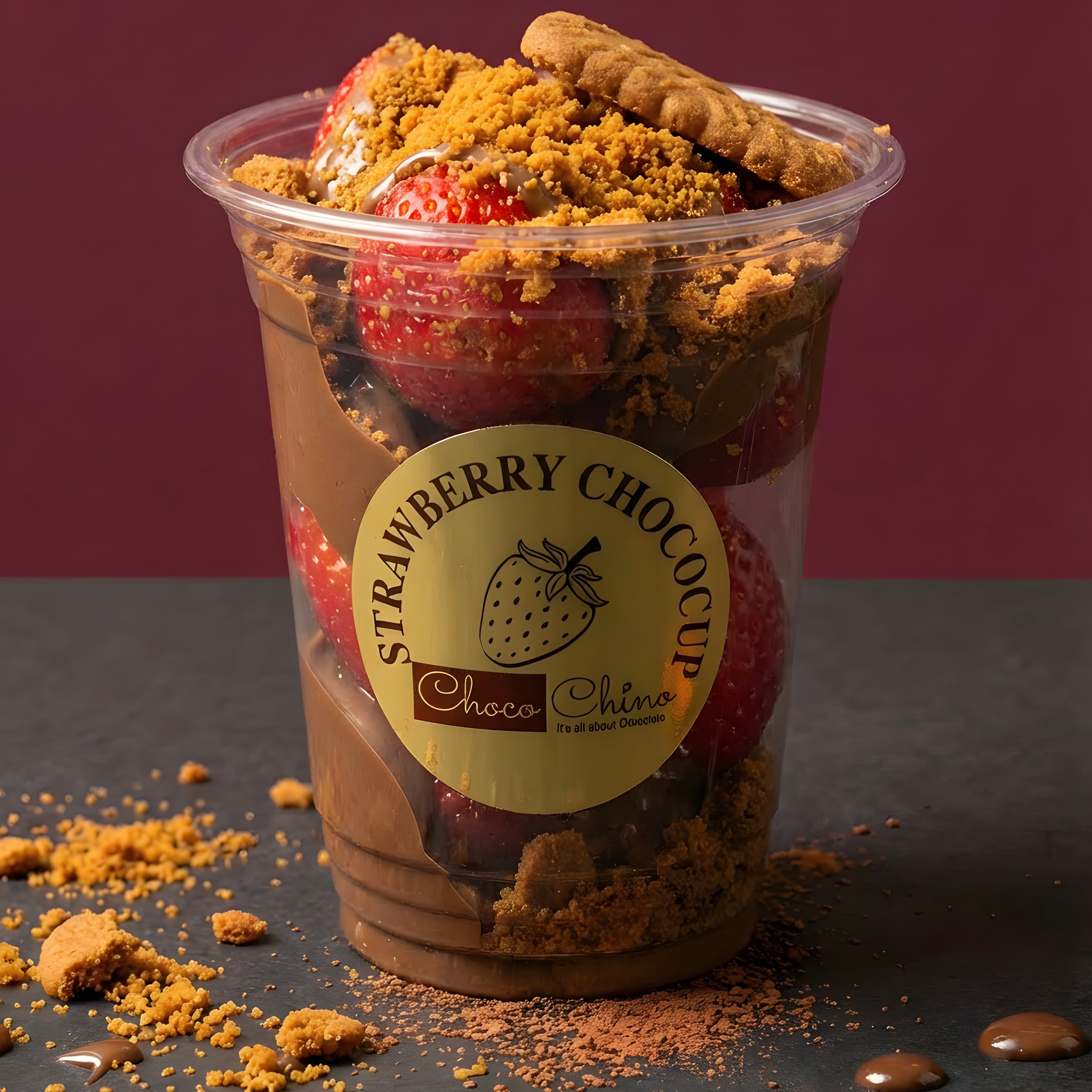 Strawberry Lotus CHOCOCUP